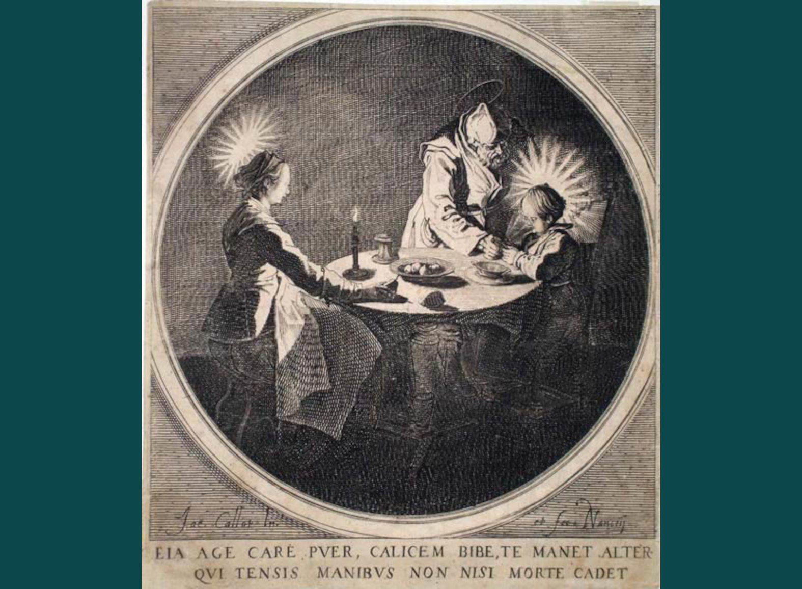 LE BENEDICITE o LA SAINTE FAMILLE À TABLE (1628)