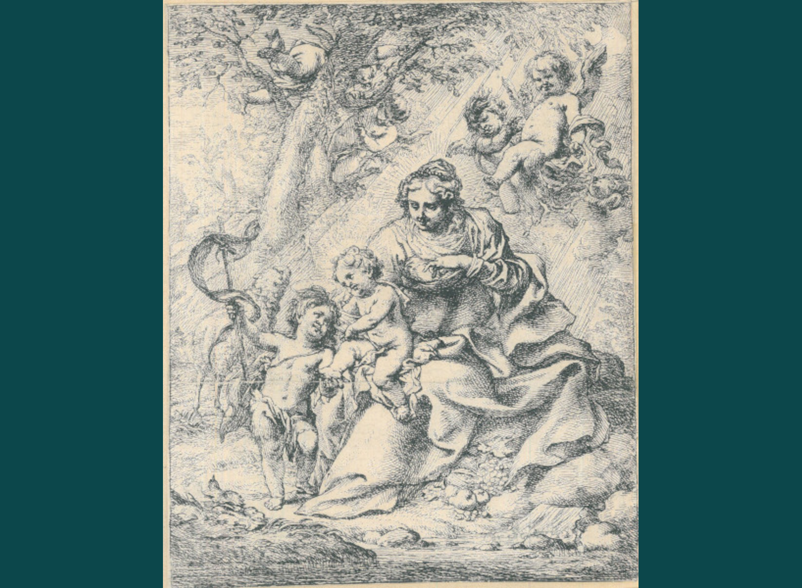 VERGINE COL BAMBINO E SAN GIOVANNINO