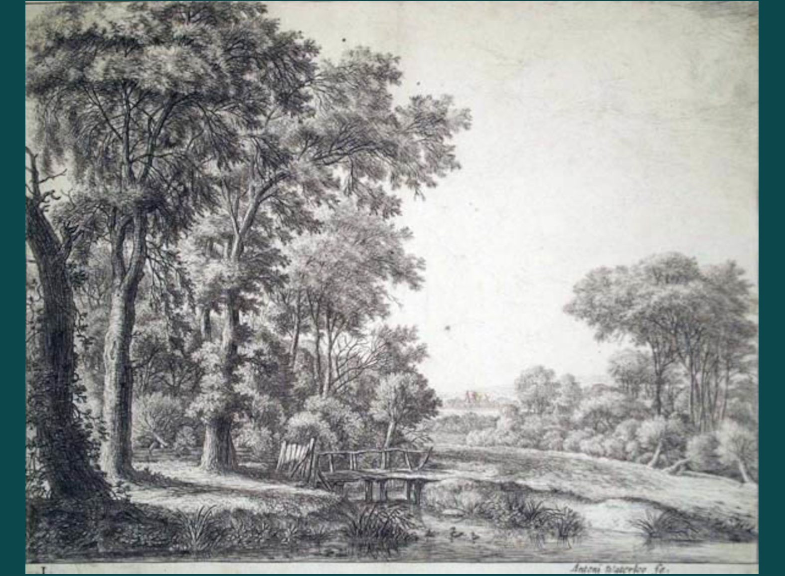 IL PICCOLO PONTE DI LEGNO AL LIMITARE DELLA FORESTA