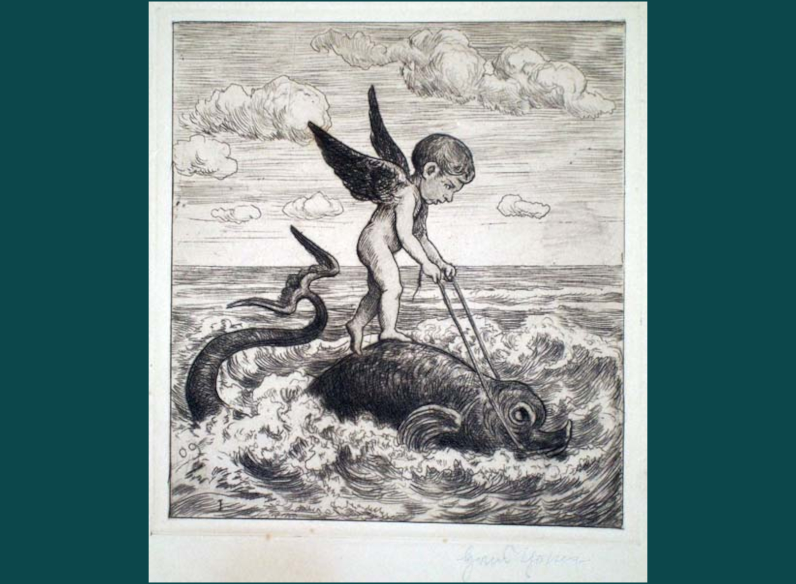 AMORE SU UN DELFINO