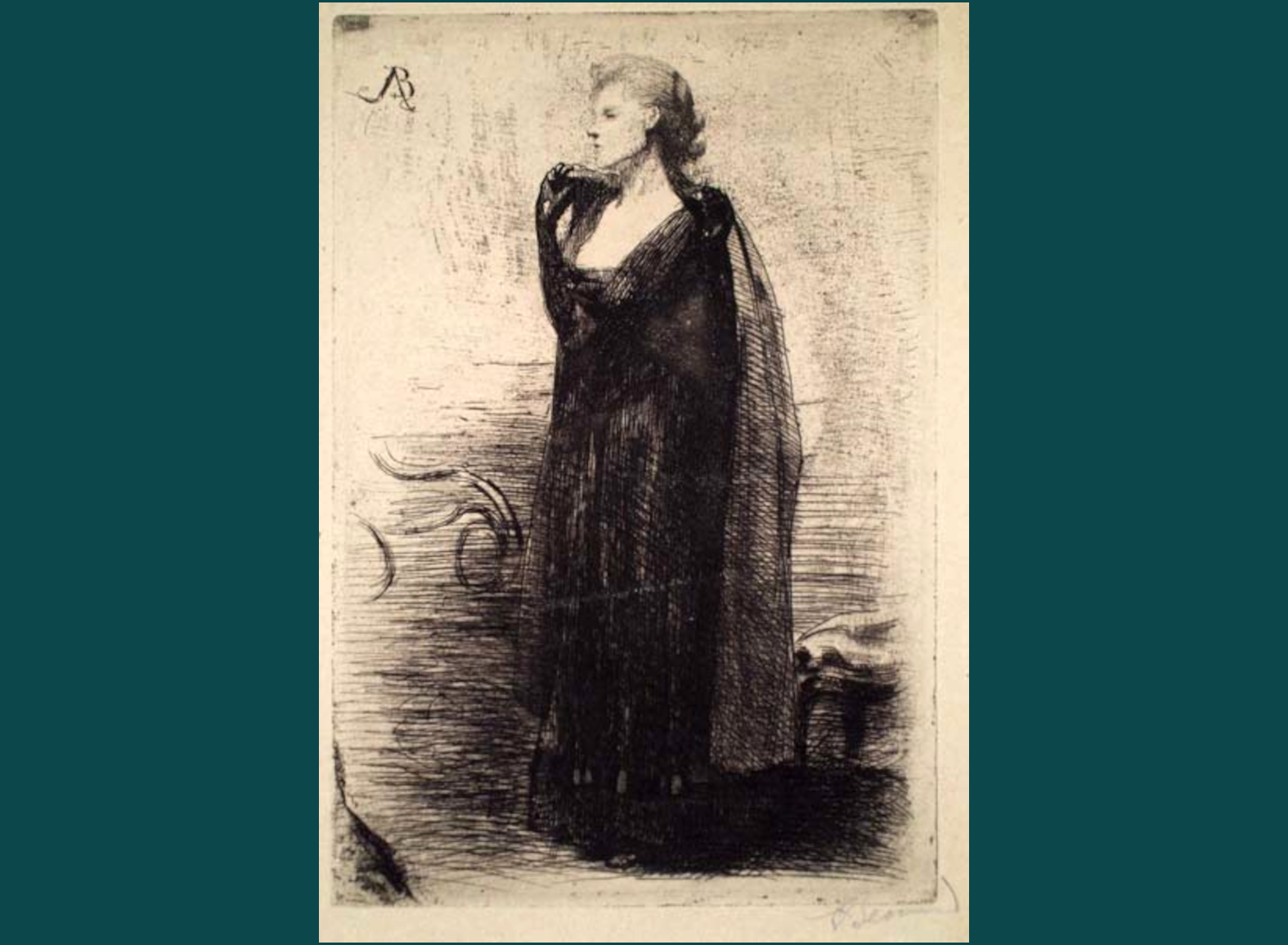 LA DAME EN NOIR