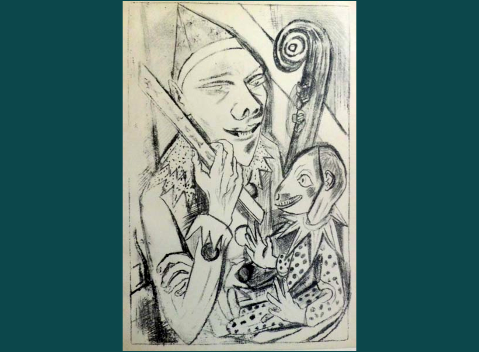 PIERROT UND MASKE (1920)
