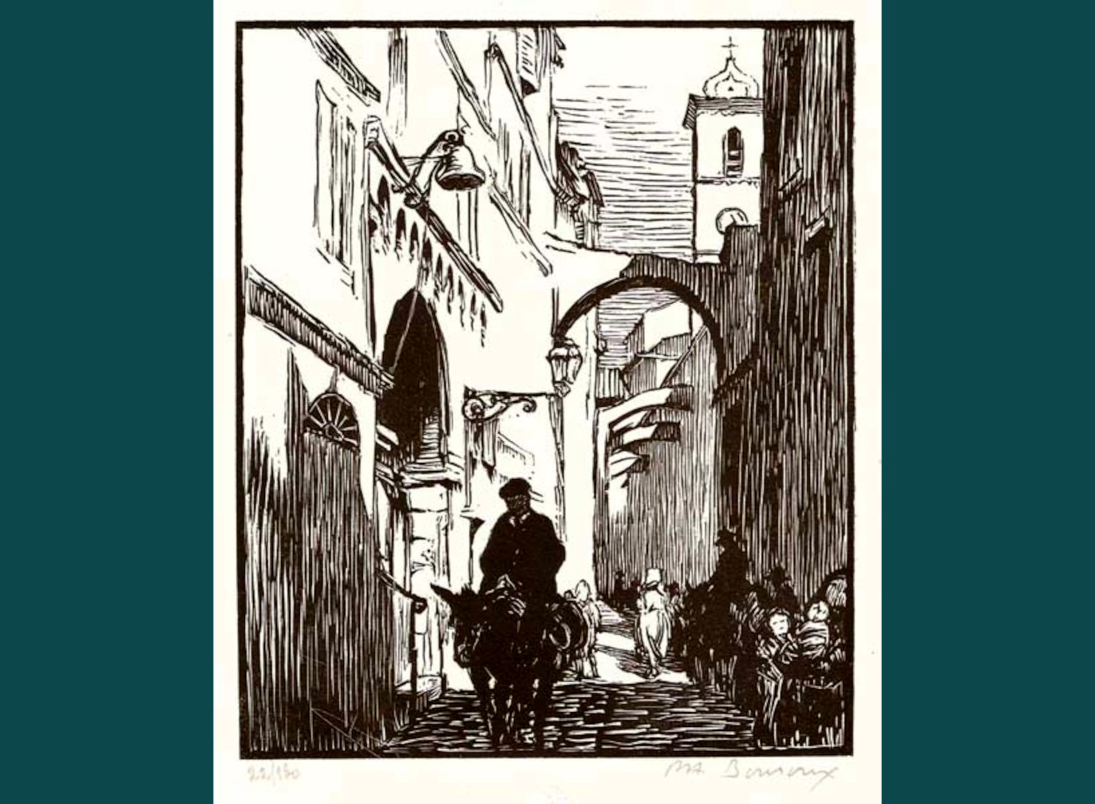 LA RUE DE L'HOTEL DE VILLE À BONIFACIO