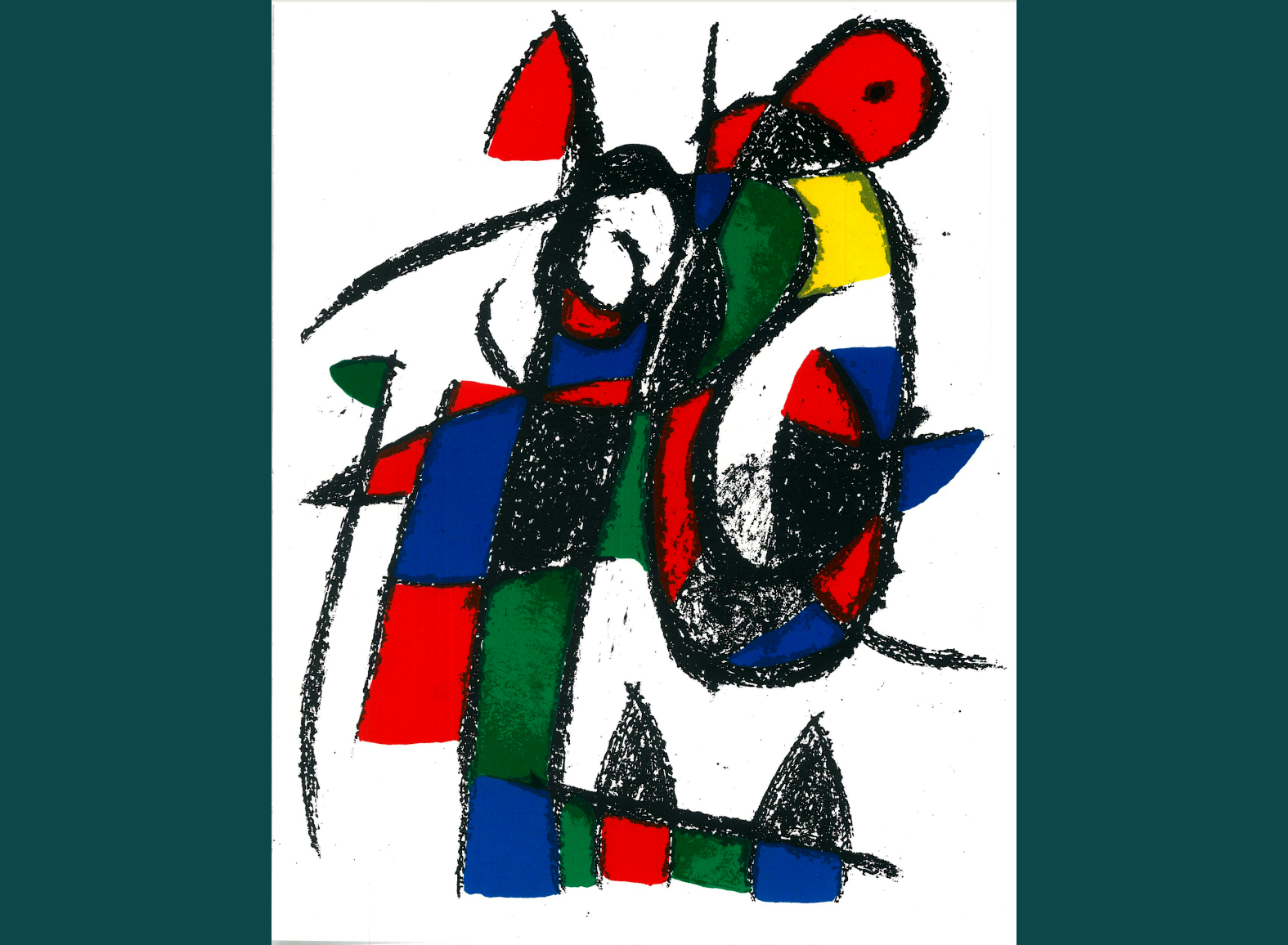 JOAN MIRO' LITHOGRAPHE II, TAVOLA II