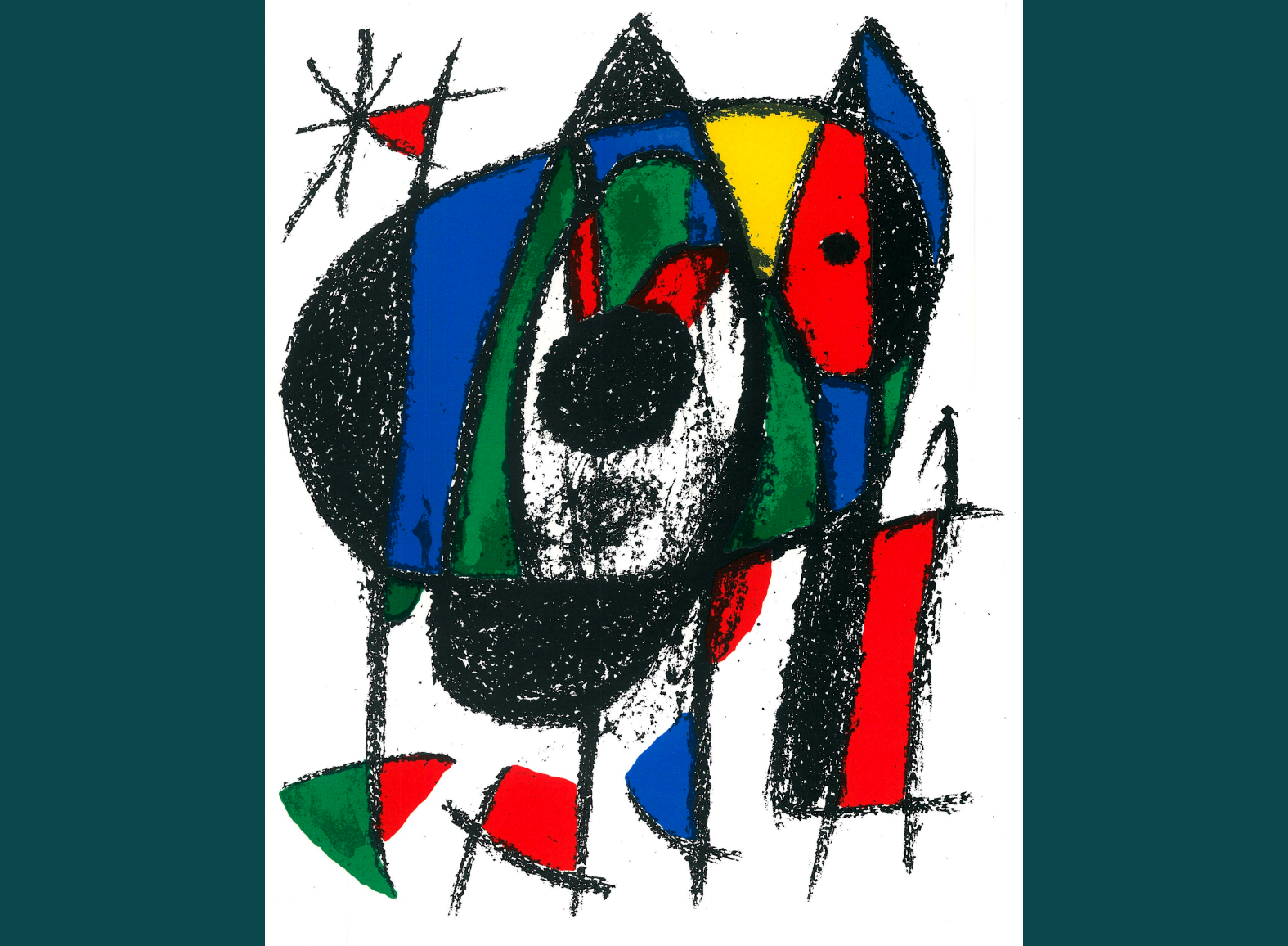 JOAN MIRO' LITHOGRAPHE II, TAVOLA V