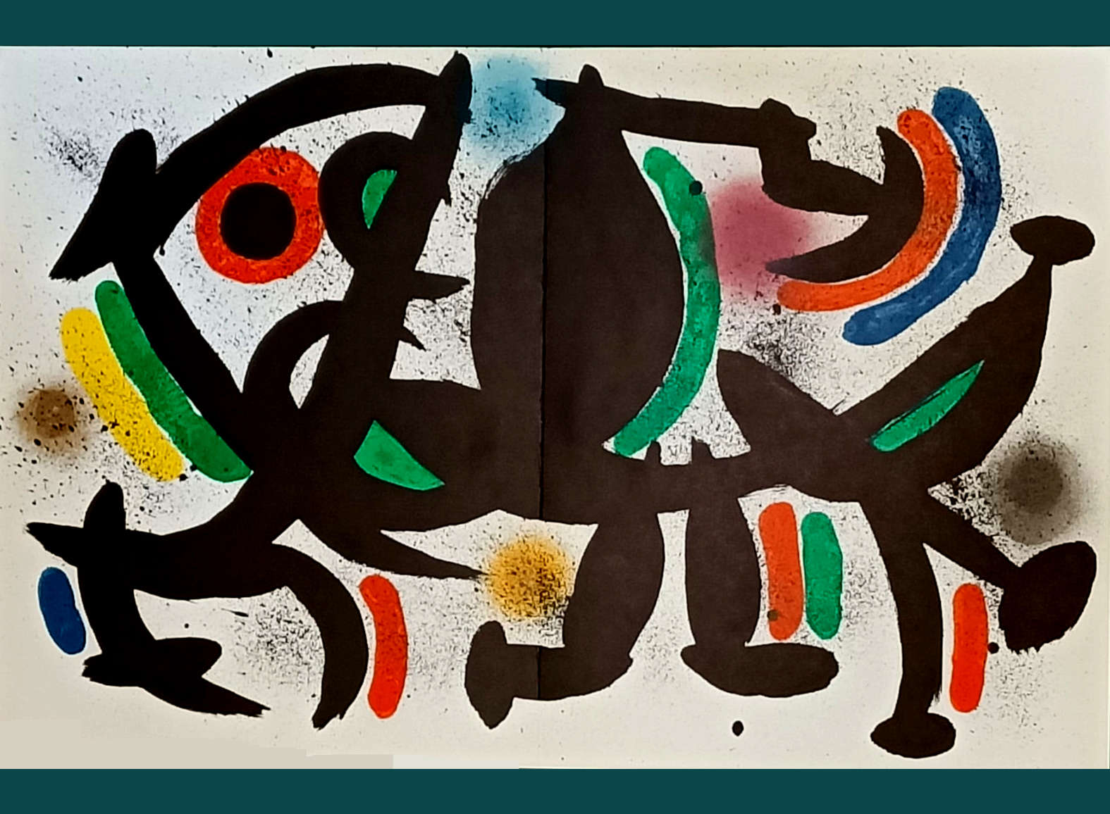 JOAN MIRO' LITHOGRAPHE I, TAVOLA VIII