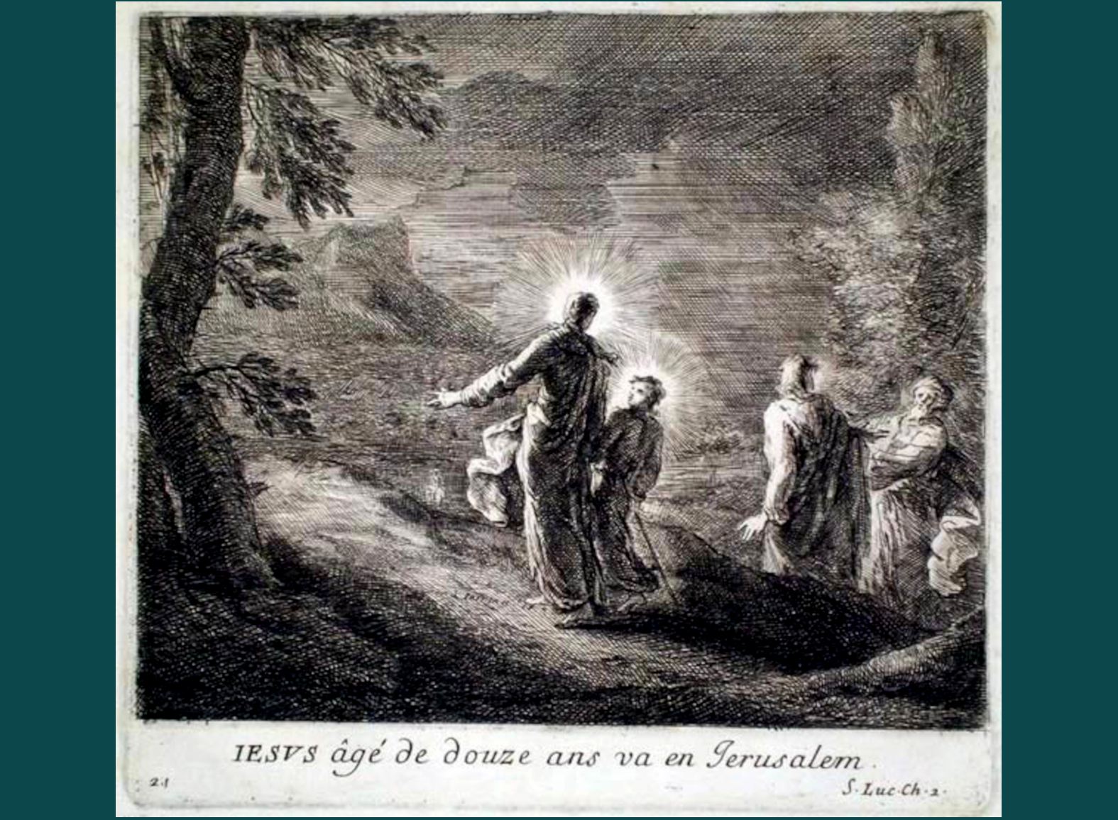 JESUS AGE' DE DOUZE ANS VA EN JERUSALEM
