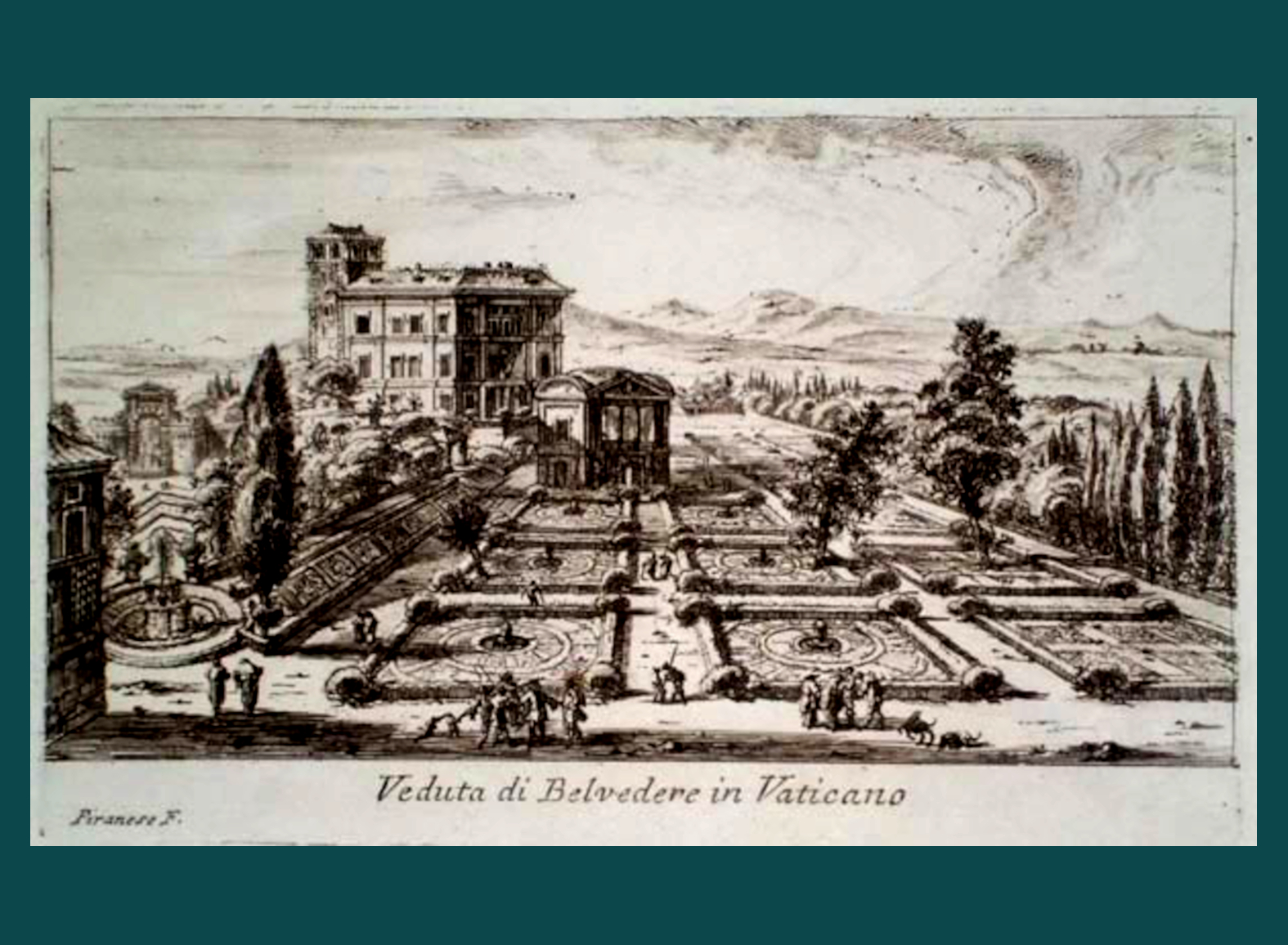 VEDUTA DI BELVEDERE IN VATICANO